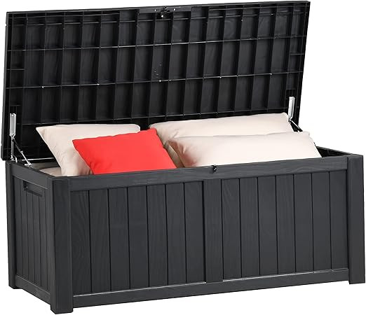 YITAHOME 120 Gallon Outdoor Storage Deck Box, Large Resin Patio Storage for Outdoor Pillows, Gard... | Amazon (US)