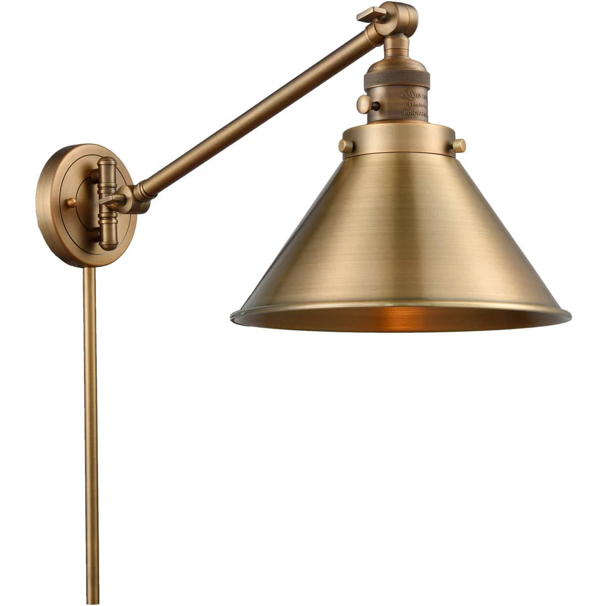 Innovations Lighting 237-BB-M10-BB Briarcliff Swing Arm or Wall Lamp | 1383867 | Lowe's