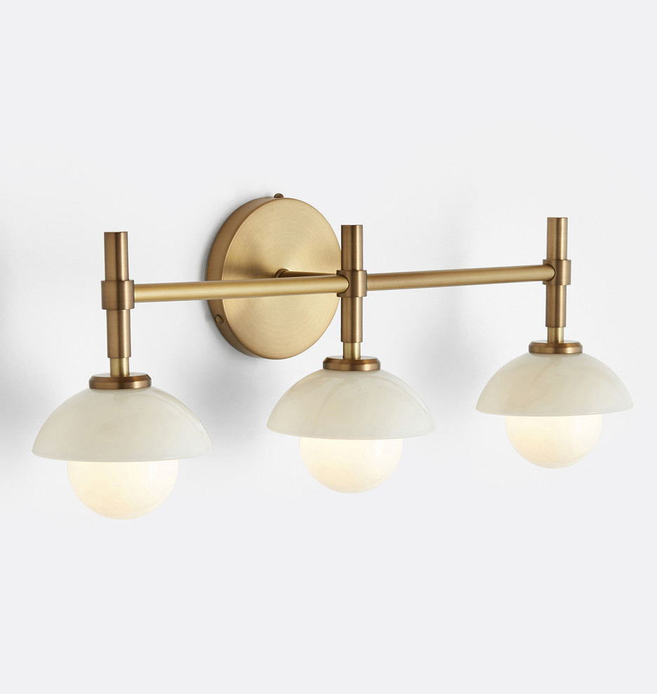 Greenwich Triple Sconce | Rejuvenation