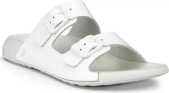 ECCO 2nd Cozmo Buckle Slide Sandal (Women) | Nordstrom | Nordstrom