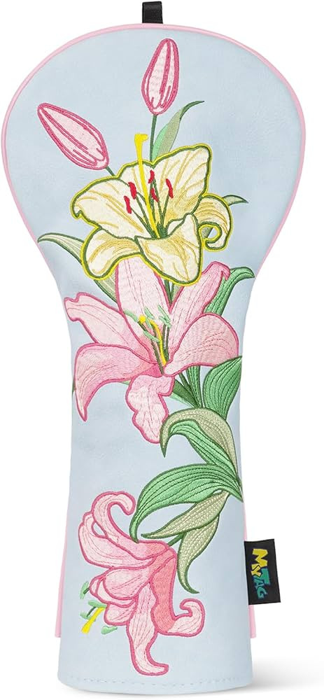 mytag Golf Driver Head Cover Heavy Embroidery Premium Leather Durable & Wear-Resistant Fits 460CC... | Amazon (US)