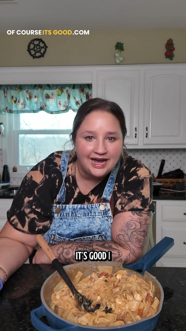 OF COURSE IT’S GOOD 👩🏻‍🍳 FULL VIDEO | Blistered Tomato Pasta🍝 Full recipe: ofcourseitsgood.com

#LTKHome #LTKfoodie #LTKvlog