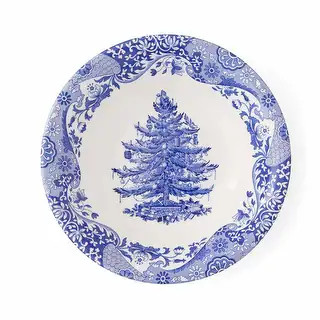 Spode Blue Italian Christmas Tree Bowl - 7.9-Inch | Bed Bath & Beyond