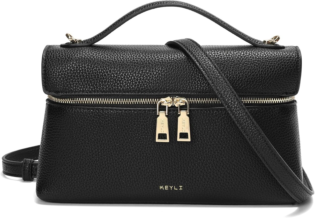 Keyli Women's Top Handle Bag Leather Small Handbags Trendy Designer Crossbody Shoulder Bag for Wo... | Amazon (US)