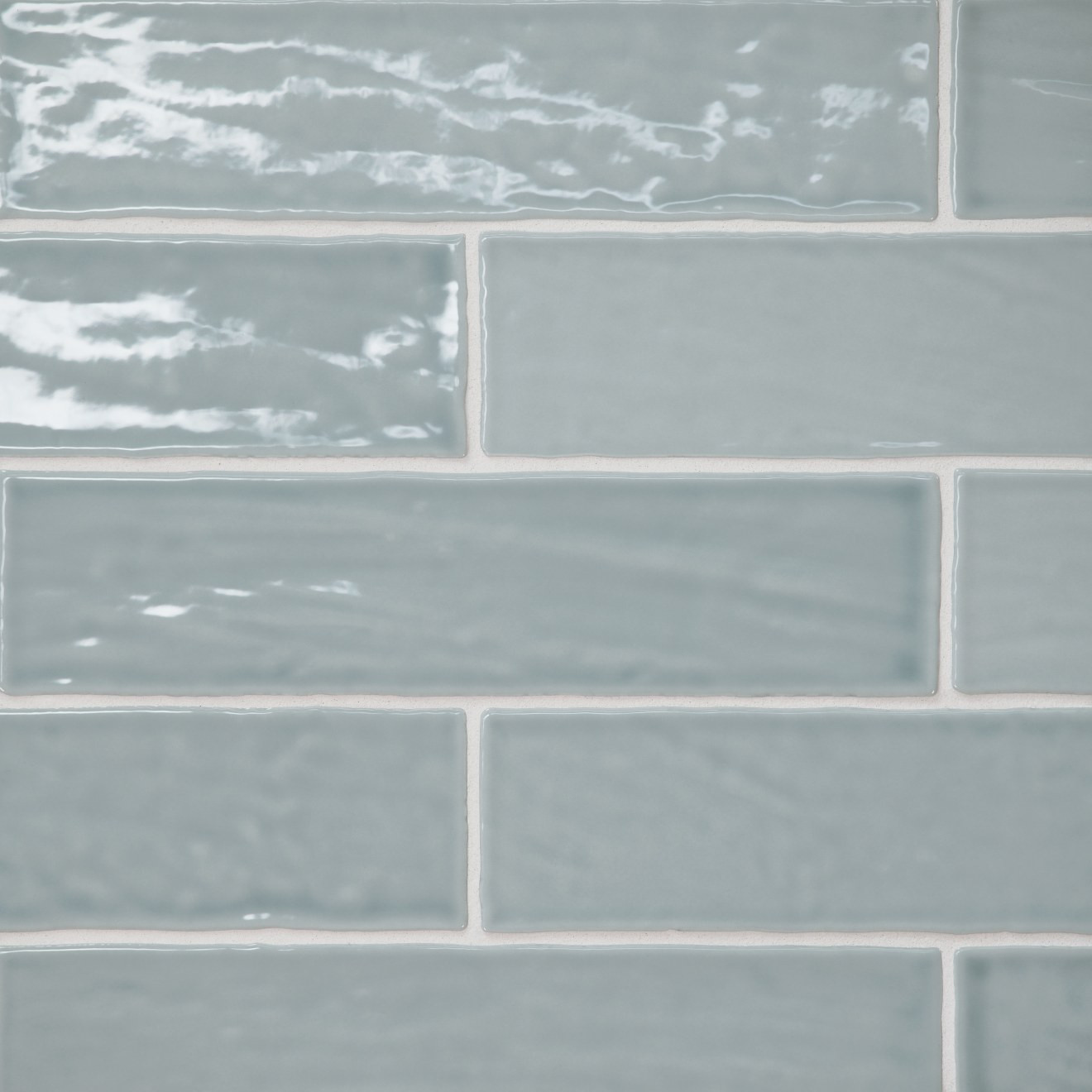 Marin 2.5" x 10" Ceramic Wall Tile in Misty Blue | Bedrosians Tile and Stone
