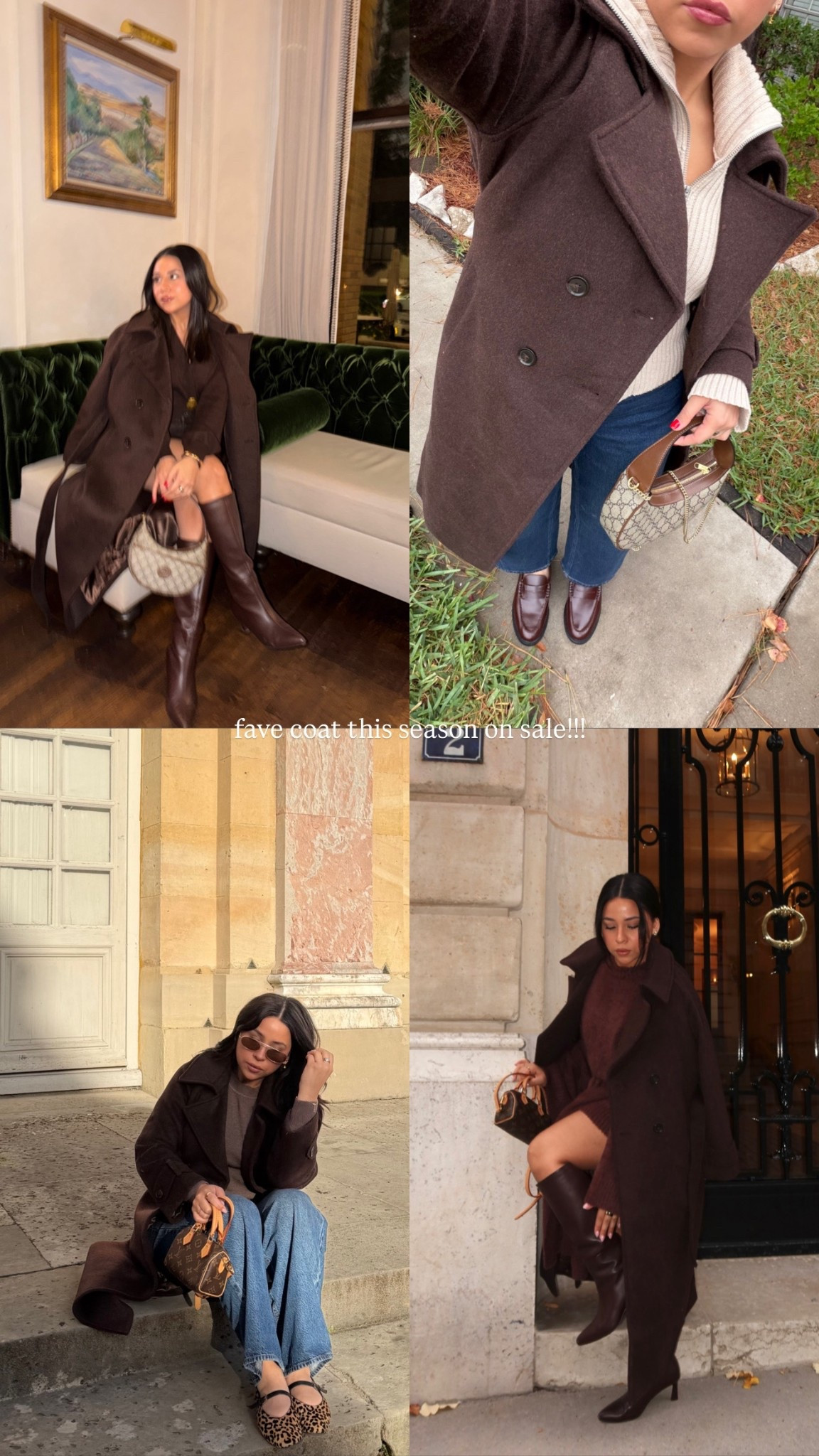 Brown wool coat: small petite 
Abercrombie up to 40% off + extra 15% off w code HOLIDAYRUSH ends 12/15 

#LTKHoliday #LTKGiftGuide #LTKSaleAlert