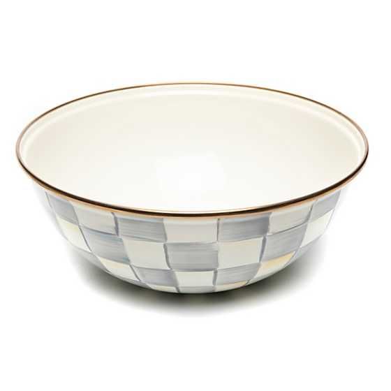 Sterling Check Medium Everyday Bowl | MacKenzie-Childs