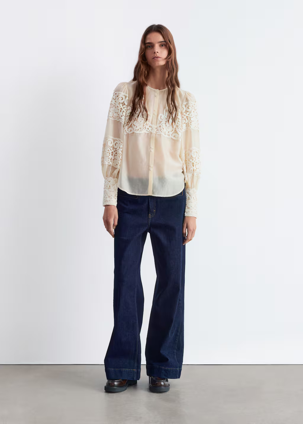 Lace-Embroidery Blouse | & Other Stories - US