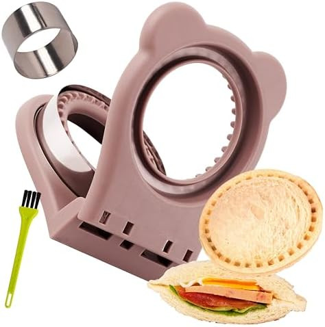 Uncrustables Sandwich Maker Sealer Cutter, Crustless Sandwich Cutter, PB&J Uncrustable Maker - Co... | Amazon (US)