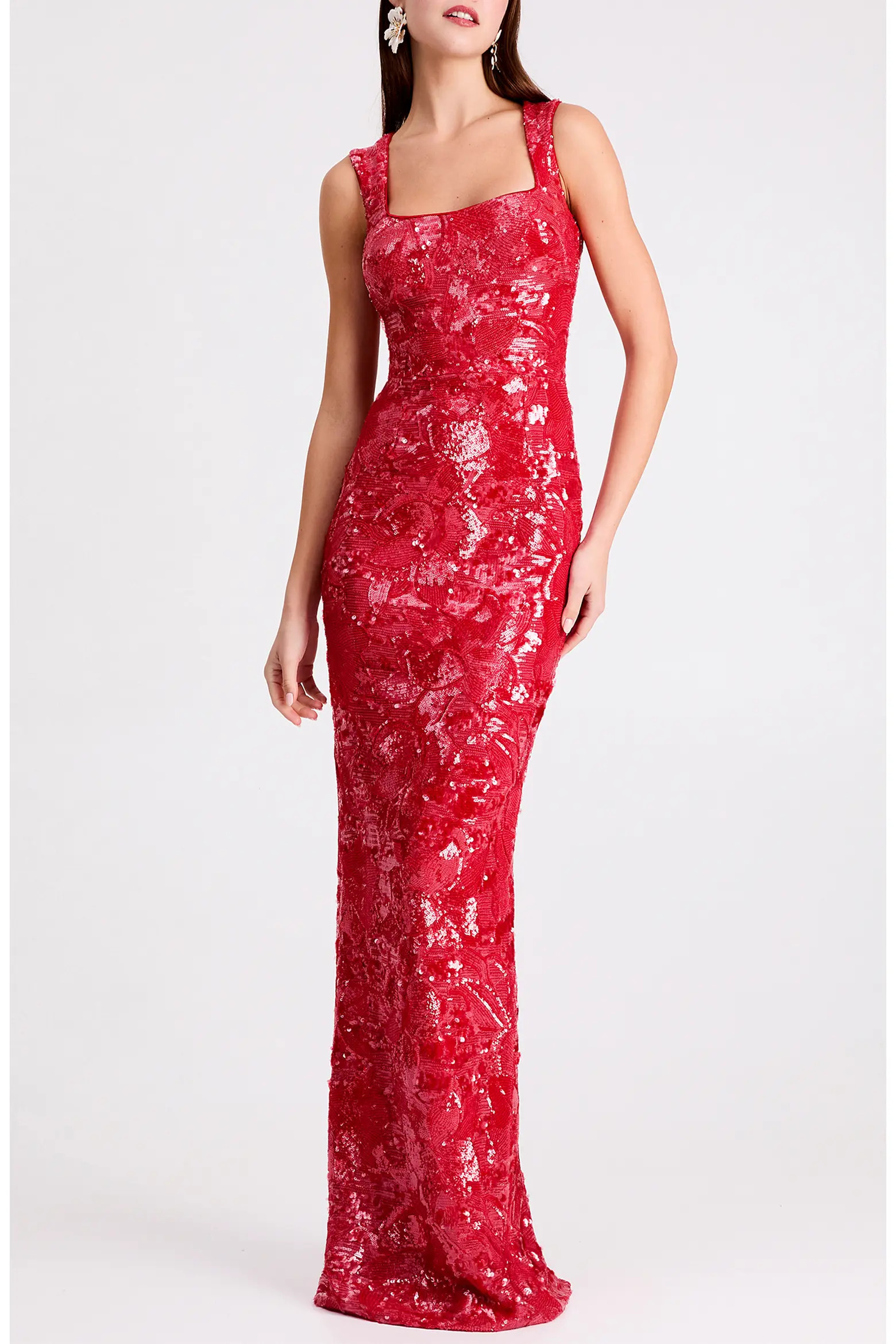 Iris Floral Sequin Gown (Women) | Nordstrom | Nordstrom