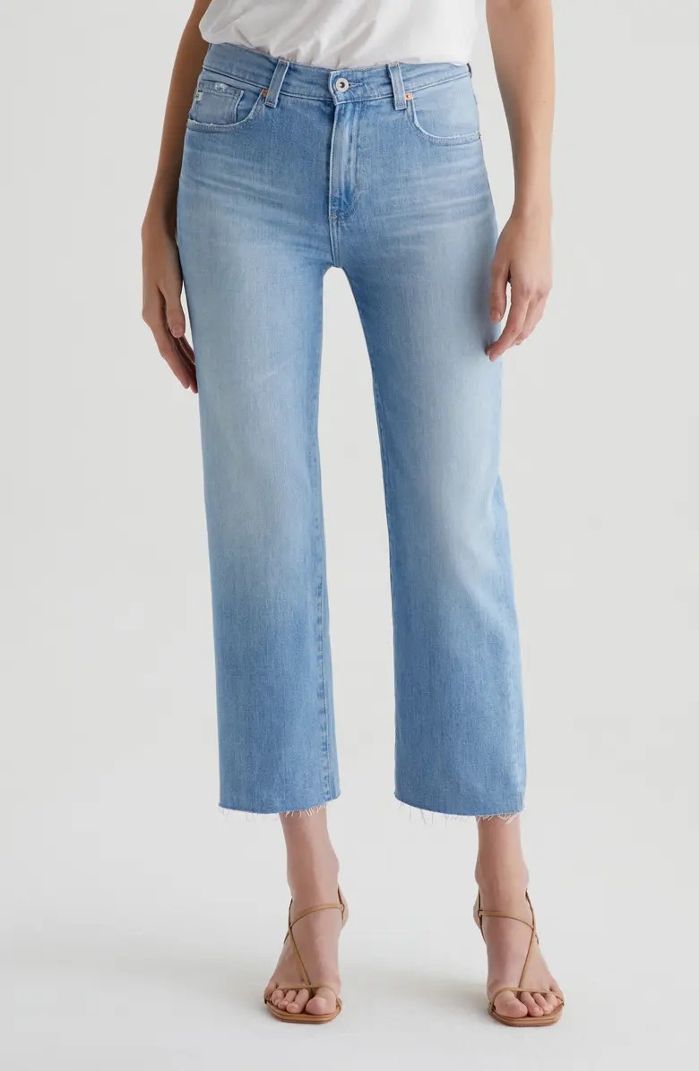 AG Brinley High Waist Straight Crop Jeans | Nordstromrack | Nordstrom Rack