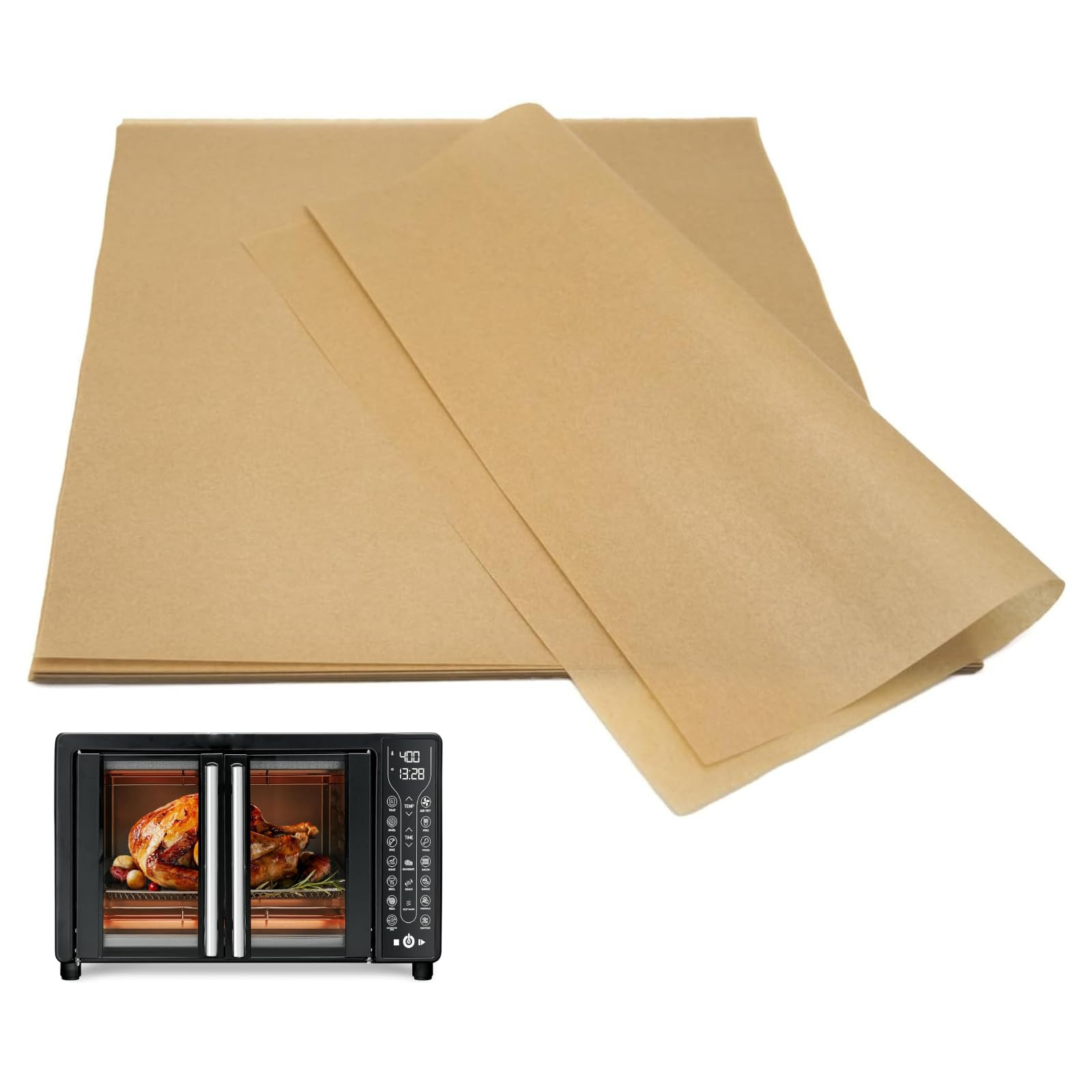 Parchment Paper for Gourmia Toaster Oven Air Fryer, 100 PCS Unbleached Air Fryer Liners | Amazon (US)