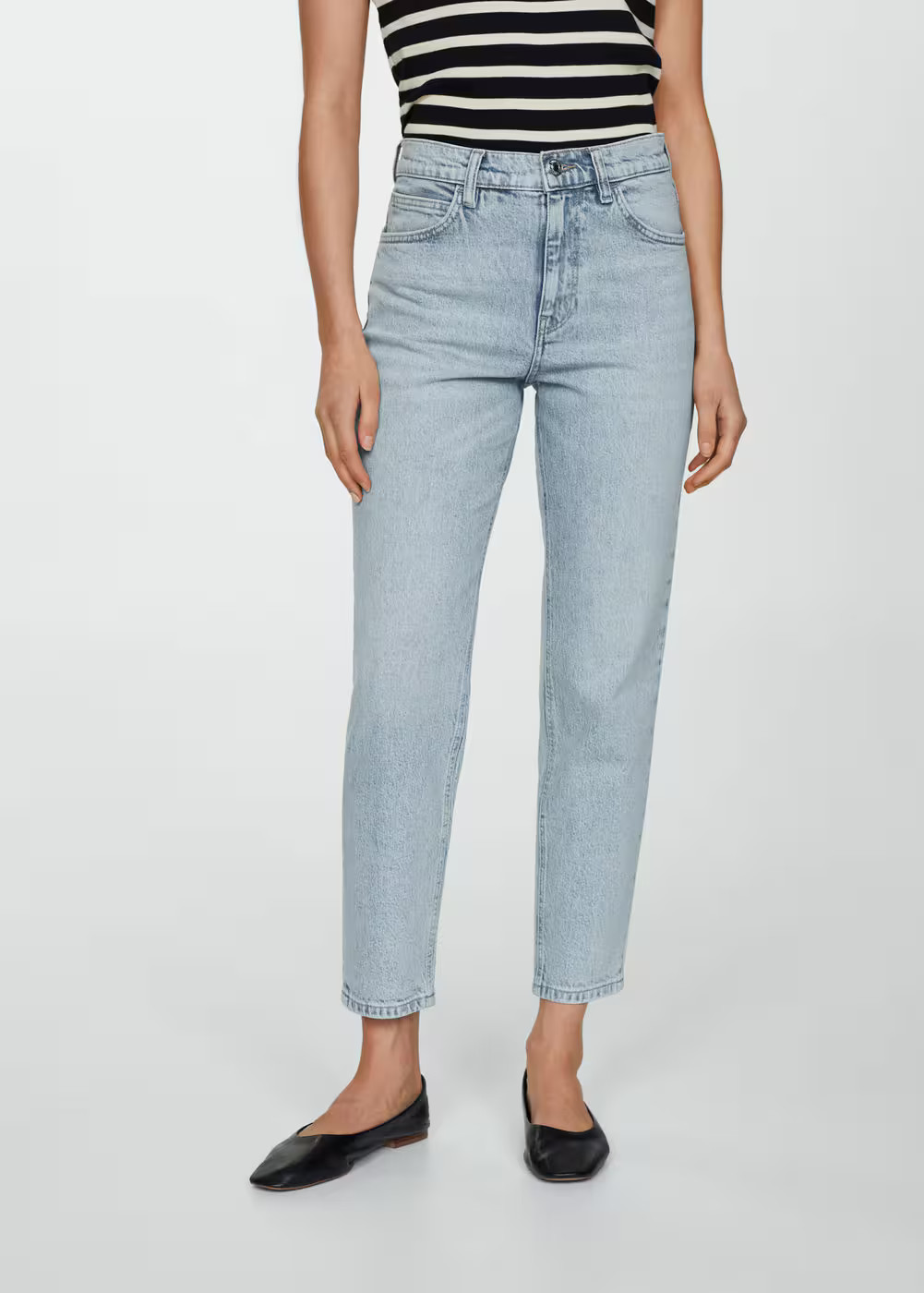 Mom comfort high-rise jeans -  Women | Mango United Kingdom | MANGO (UK)