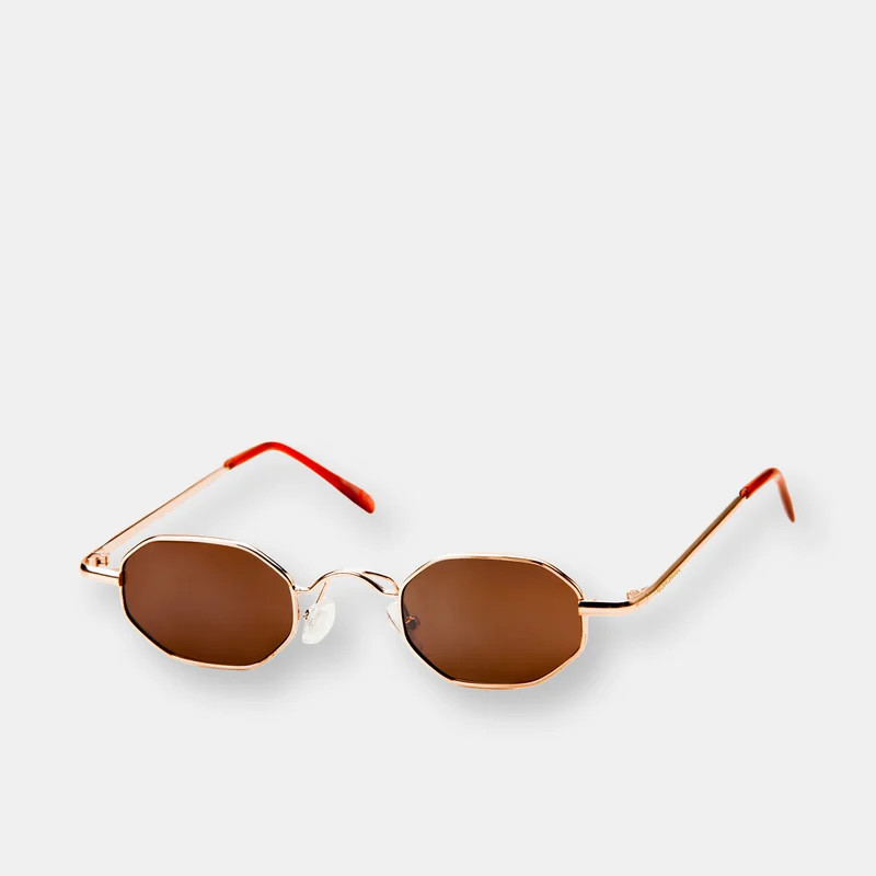 SOHUMAN Ashlynn Oval Sunglasses - Brown | Verishop