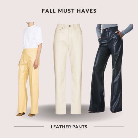 Leather pants are a must-have for fall, exuding a bold and confident vibe. They effortlessly elevate any outfit, whether you're going for a casual daytime look or a night out on the town.

#falloutfits #leatherpants

#LTKstyletip #LTKSeasonal #LTKU