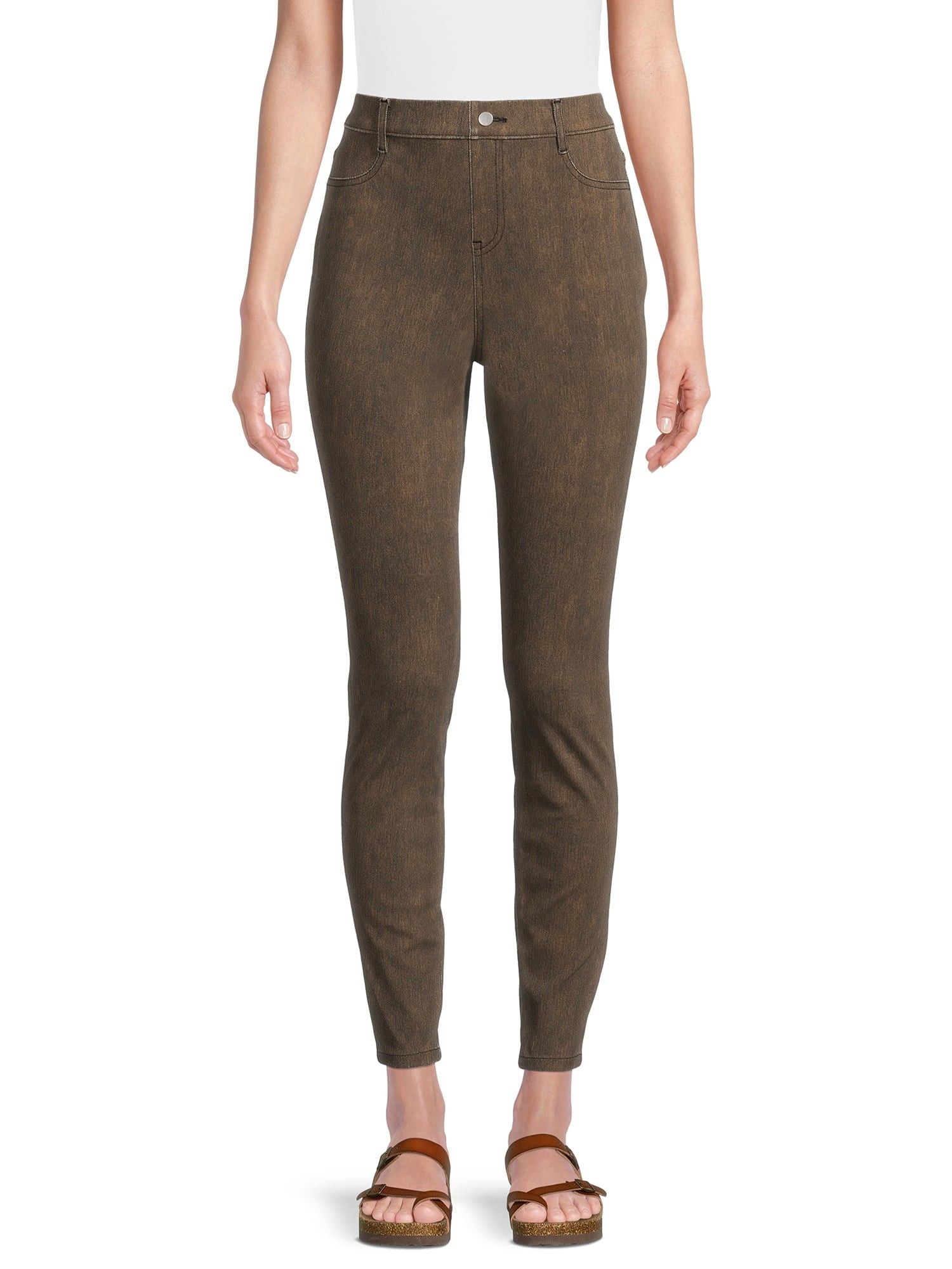 Time and Tru Women's High Rise Jeggings | Walmart (US)