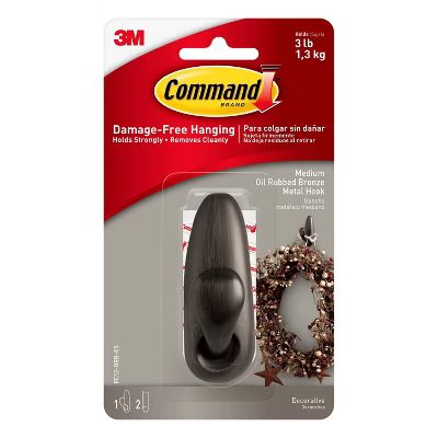 Command Medium Sized Forever Classic Decorative Hooks | Target