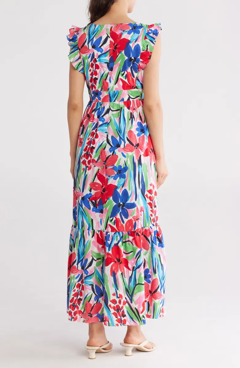 Floral Ruffle Tiered Maxi Dress | Nordstrom Rack