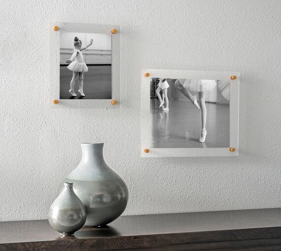 Custom Acrylic Frame, Photo Floating Frame, Frameless, Picture Frame, Standoff Frame, Floater Gal... | Etsy (US)