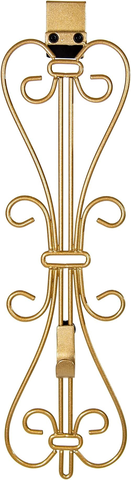 [Front Door WREATH HANGER] - Elegant Design | ADJUSTABLE Hook Length for Tall and Small Doors | P... | Amazon (US)