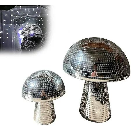 1 Pcs Disco Mushroom Ball Reflective Mirror Ball For Wedding Party Room Bar Decoration | Walmart (US)