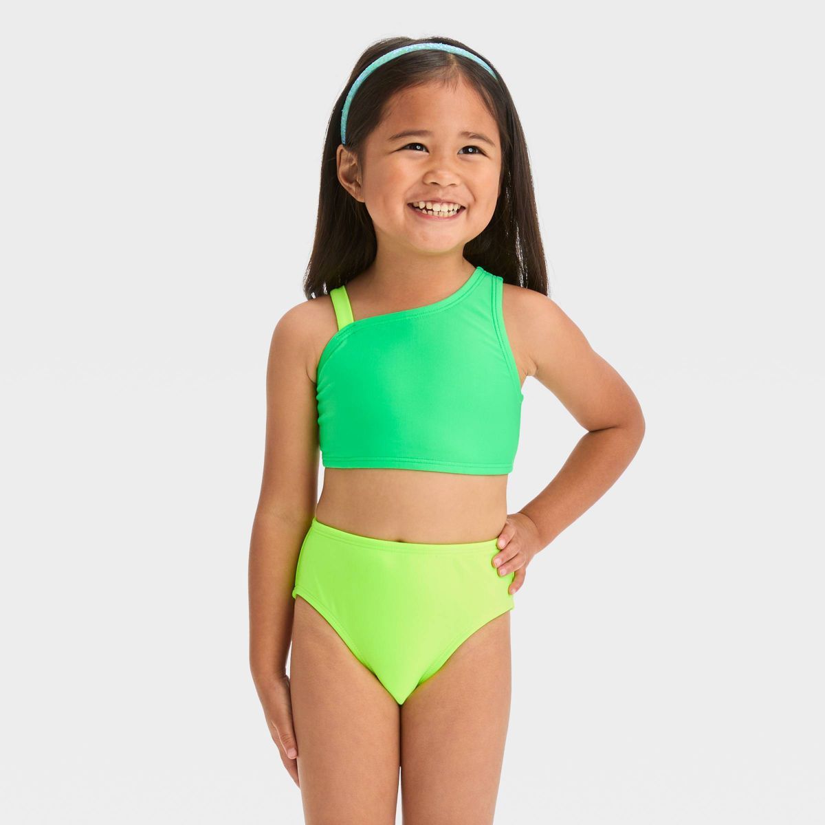 Toddler Girls' Bikini Set - Cat & Jack™ Green 3T | Target