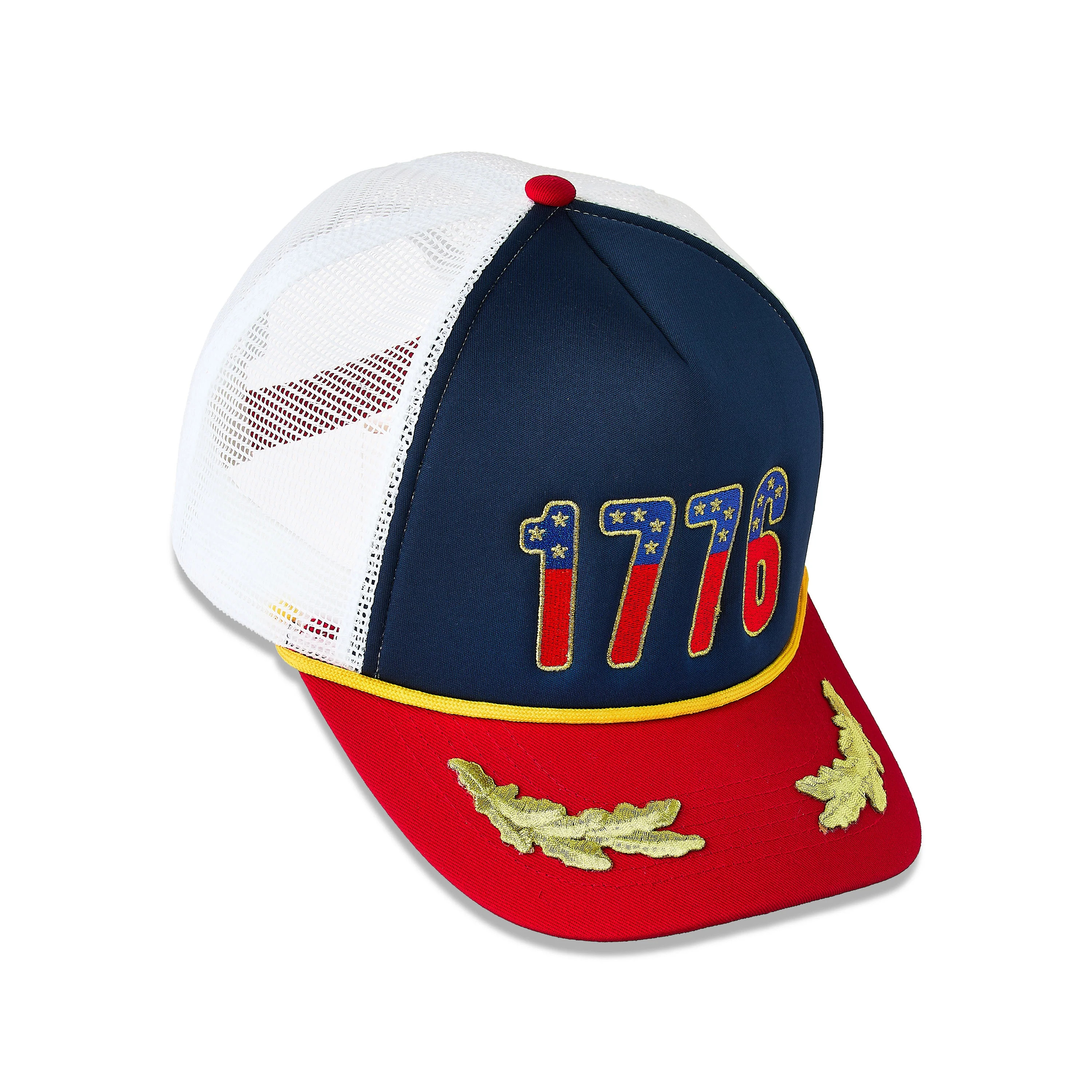 Patriotic 1776 Trucker Hat, Red/White/Blue, One Size, by Way To Celebrate | Walmart (US)