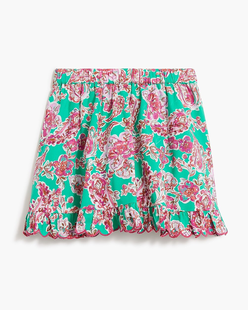 Girls' skort with scalloped hem | J.Crew Factory