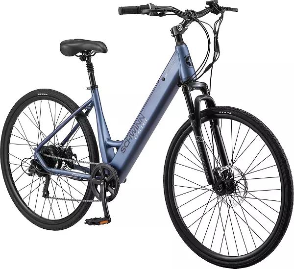 Schwinn Adult 700c Ingersoll Electric Hybrid Throttle Bike | Dick's Sporting Goods | Dick's Sporting Goods