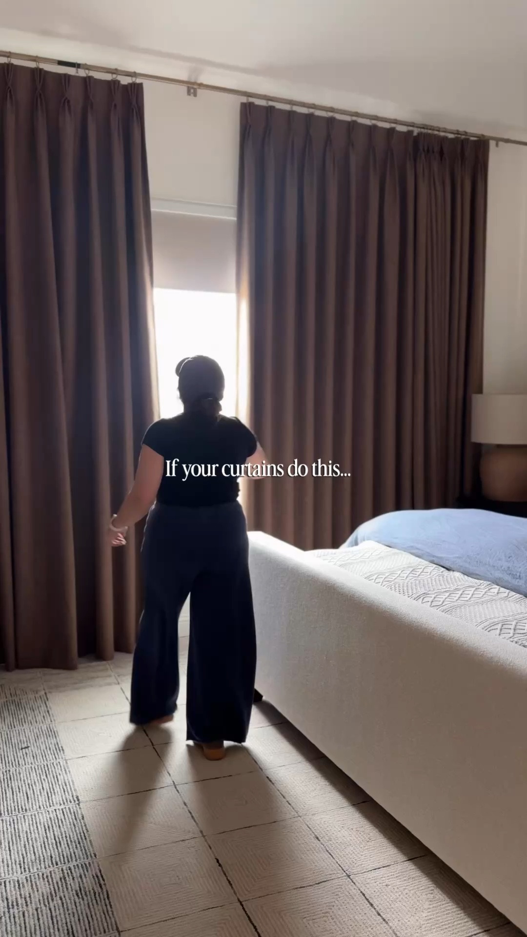 I don’t know why I waited so long to do this.

My bedroom curtains used to catch every time I opened them, and it drove me crazy. I finally added these little curtain ring slide strips and now they glide smoothly across the rod with no tugging or getting stuck.

Such a simple fix that took just a few minutes, but it made a huge difference.

If your curtains get stuck like mine did, this is a really easy upgrade.

#LTKHome #LTKmorningroutine #LTKdayinmylife