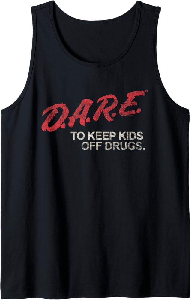 D.A.R.E. Program Dare to Keep Kids Off Drugs PSA Tank Top | Amazon (US)