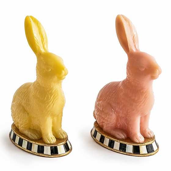 Milk Orange & Yellow Rabbits, Set of 2 | MacKenzie-Childs