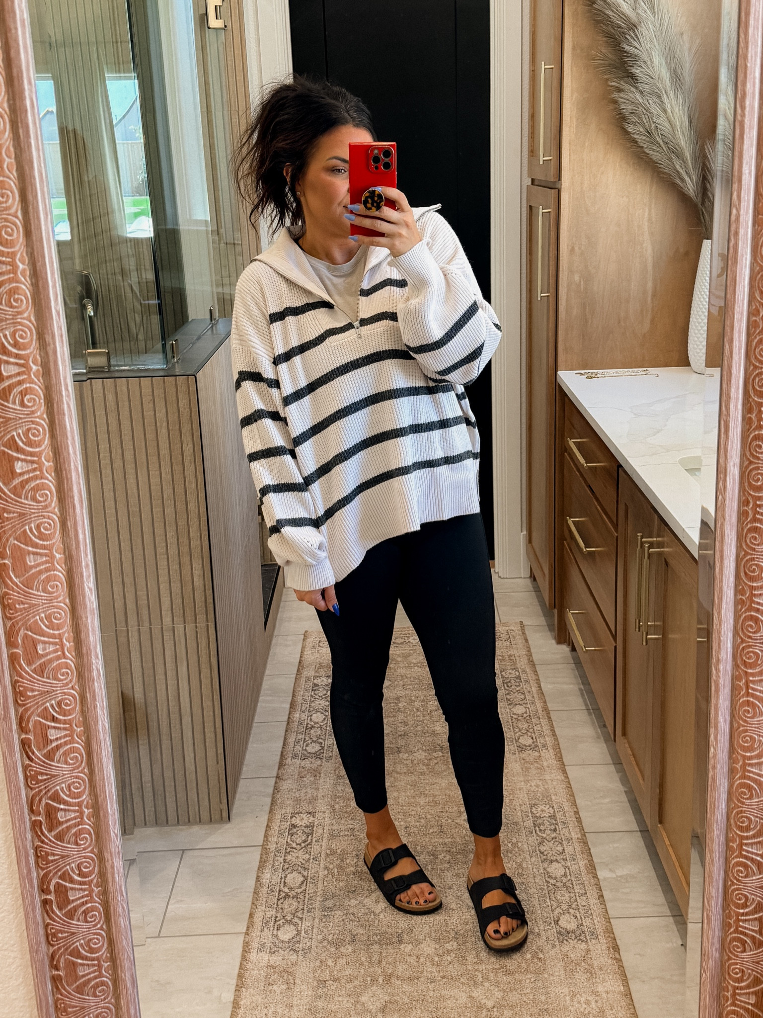 Obsessed with this sweater!
Leggings, jeans, shorts. She’s perfection!
Wearing an XXL for an oversized fit


#LTKMidsize #LTKFindsUnder50 #LTKSaleAlert