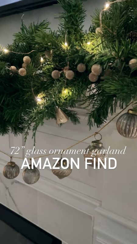 This beautiful 72” glass ornament garland came in today from Amazon and it is the perfect finishing touch for my mantle! They are solid ornaments and offered so many different colors, around $30 or less!
#christmasdecor #christmasgarland #garland #christmasdecorations #christmastree #christmashome #christmashomedecor #holiday #holidaydecor #holidayseason #holidayhome #holidayhomedecor #amazonfinds #founditonamazon #ltkseasonal #lkholiday #ltkunder50 

#LTKSeasonal #LTKHoliday #LTKhome