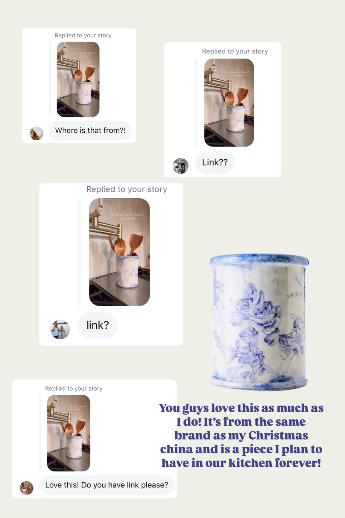 One of my favorite home decor finds! This utensil holder is so pretty 👏🏼

Loverly Grey, home finds

#LTKStyleTip #LTKSeasonal #LTKHome