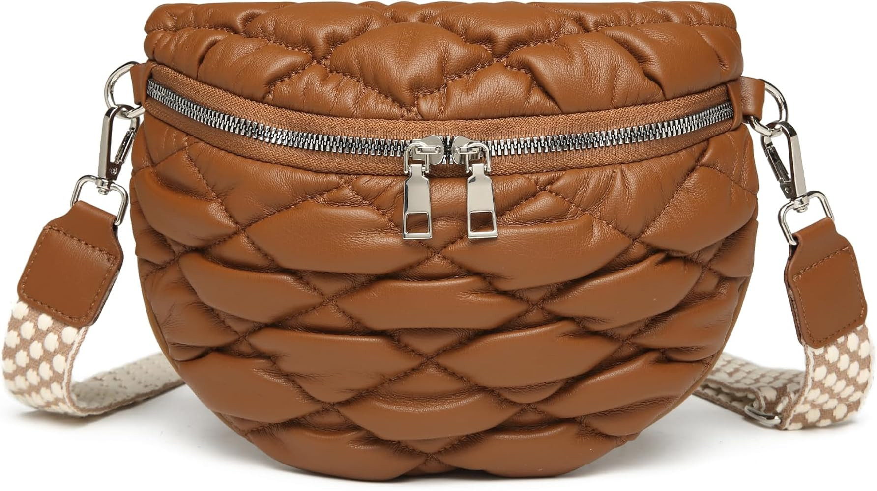 Eslcorri Crossbody Bags for Women - Fashion Sling Purse Shoulder Bag Fanny Pack Leather Causal Ch... | Amazon (US)