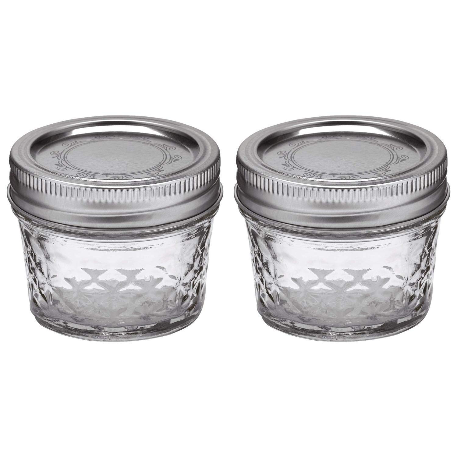 Ball Mason 4oz Quilted Jelly Jars with Lids and Bands, Set of 2 | Amazon (US)