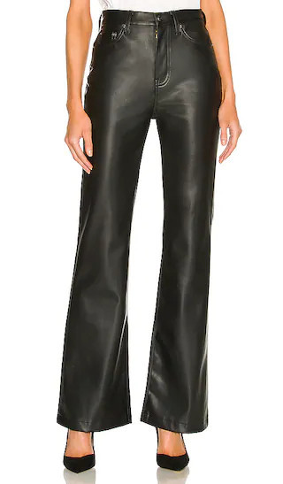 Stevie High Rise Wide Leg in Slate Black | Revolve Clothing (Global)