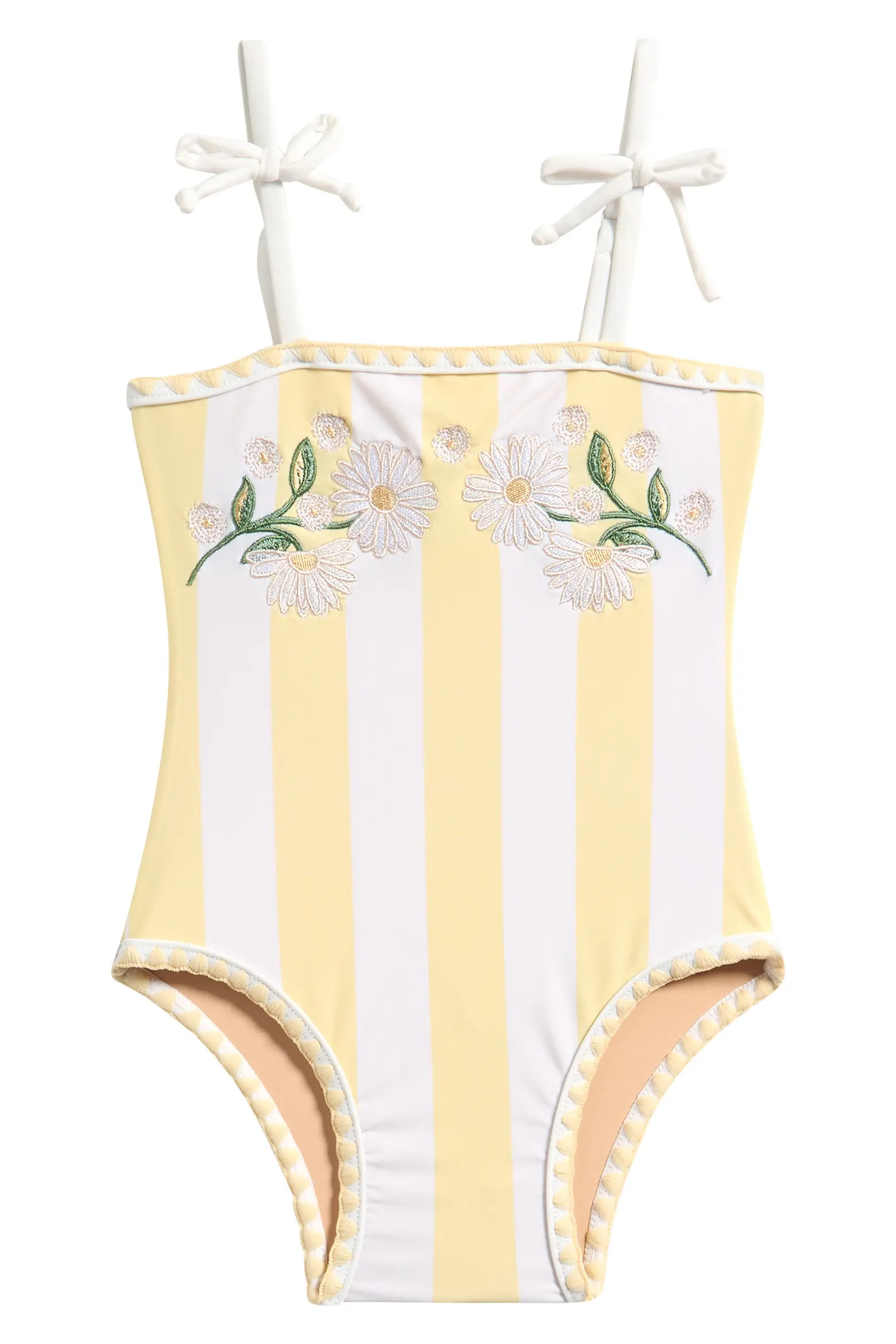 Kids' Embroidered Stripe One-Piece Swimsuit (Women) | Nordstrom | Nordstrom