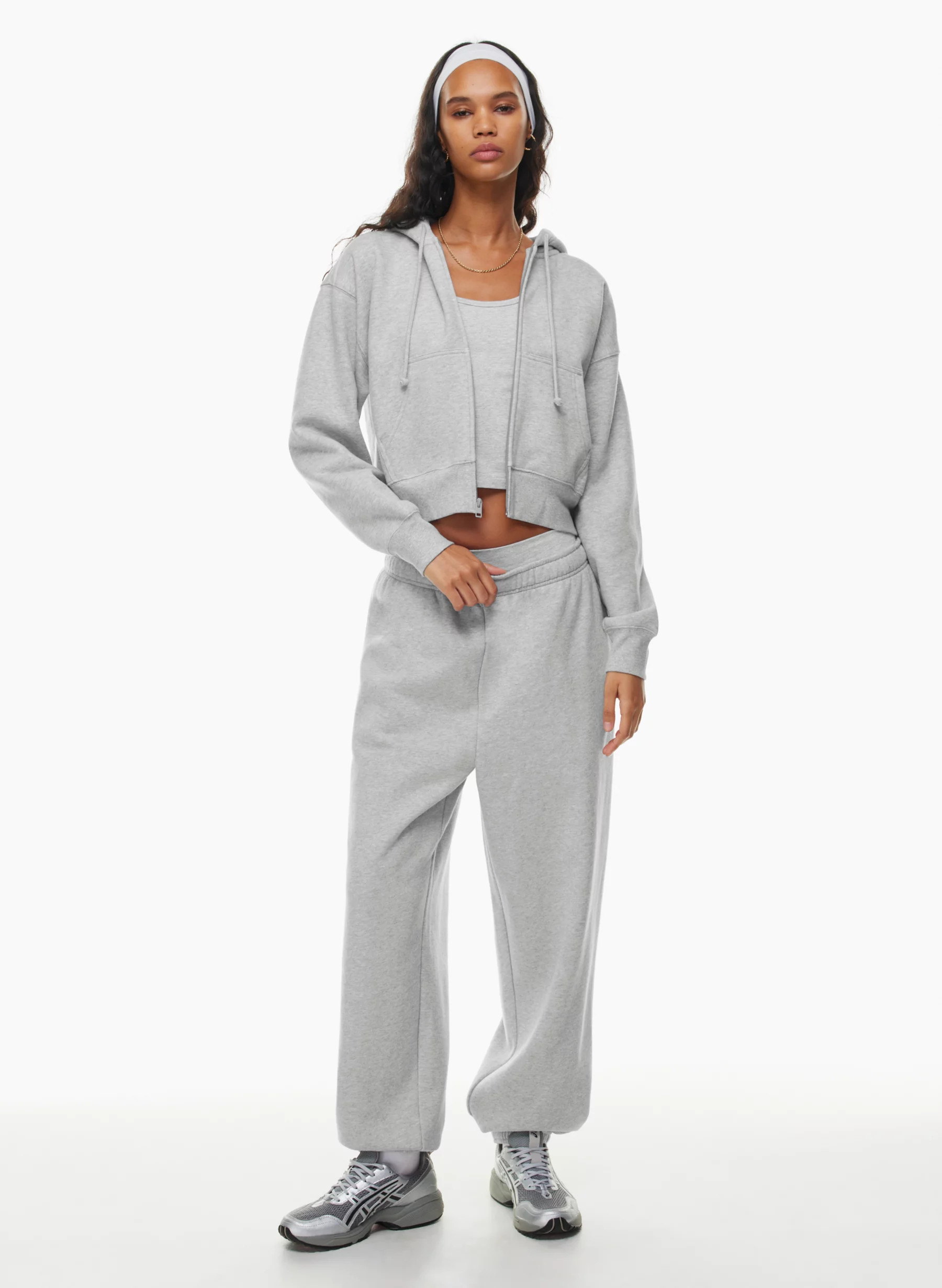 COZY FLEECE BOYFRIEND BOXY ZIP HOODIE | Aritzia