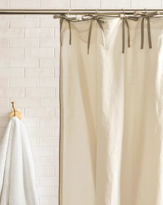 Lillian Linen Shower Curtain | McGee & Co. (US)