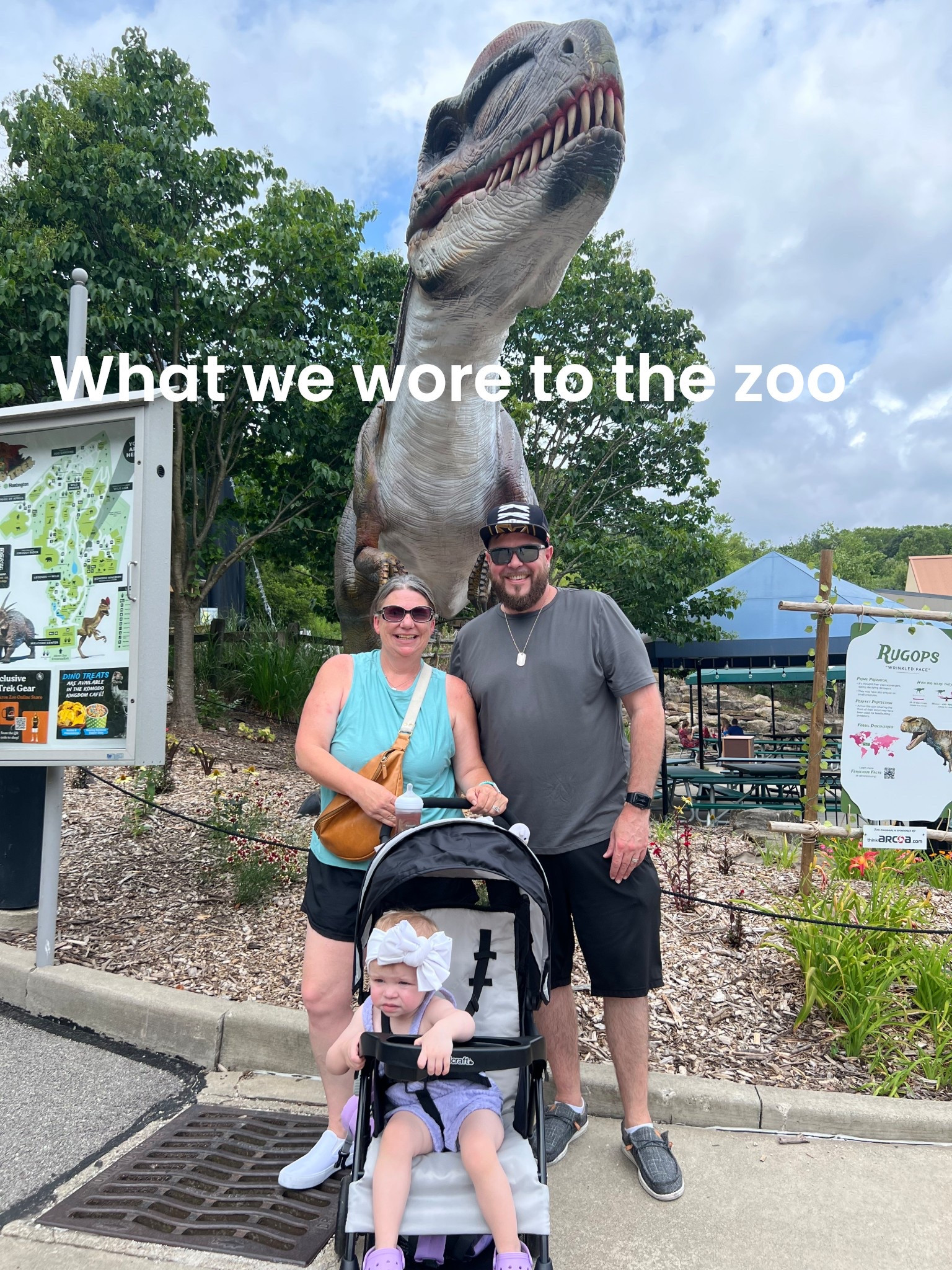 What we wore to the zoo- 
Temp: 80°
Humidity: 90% 

#LTKActive #LTKFamily #LTKOver40
