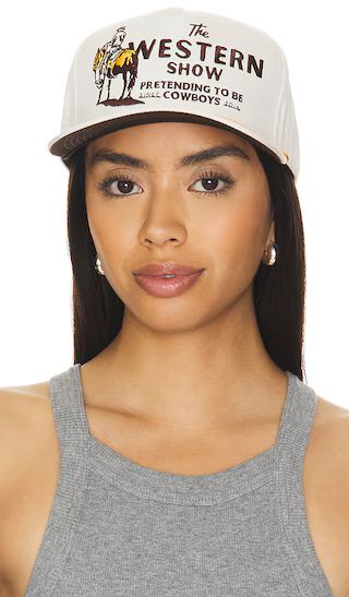 Western Show Hat in White | Revolve Clothing (Global)