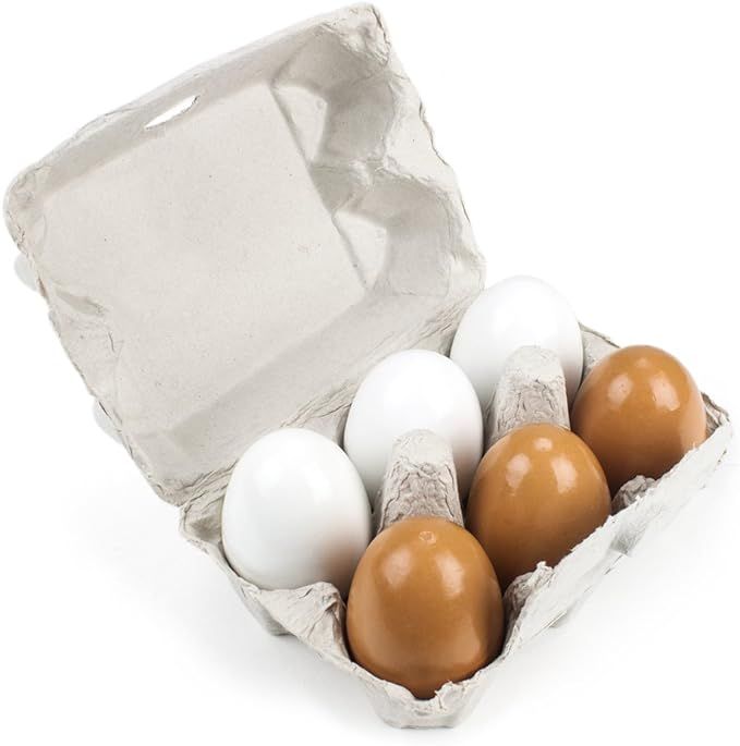 Imagination Generation Wood Eats! Eggcellent Eggs with Real Carton | Amazon (US)