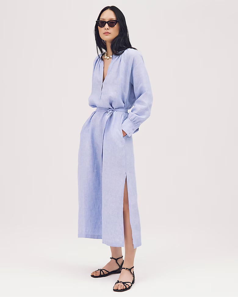 Cabana dress in linen | J. Crew US