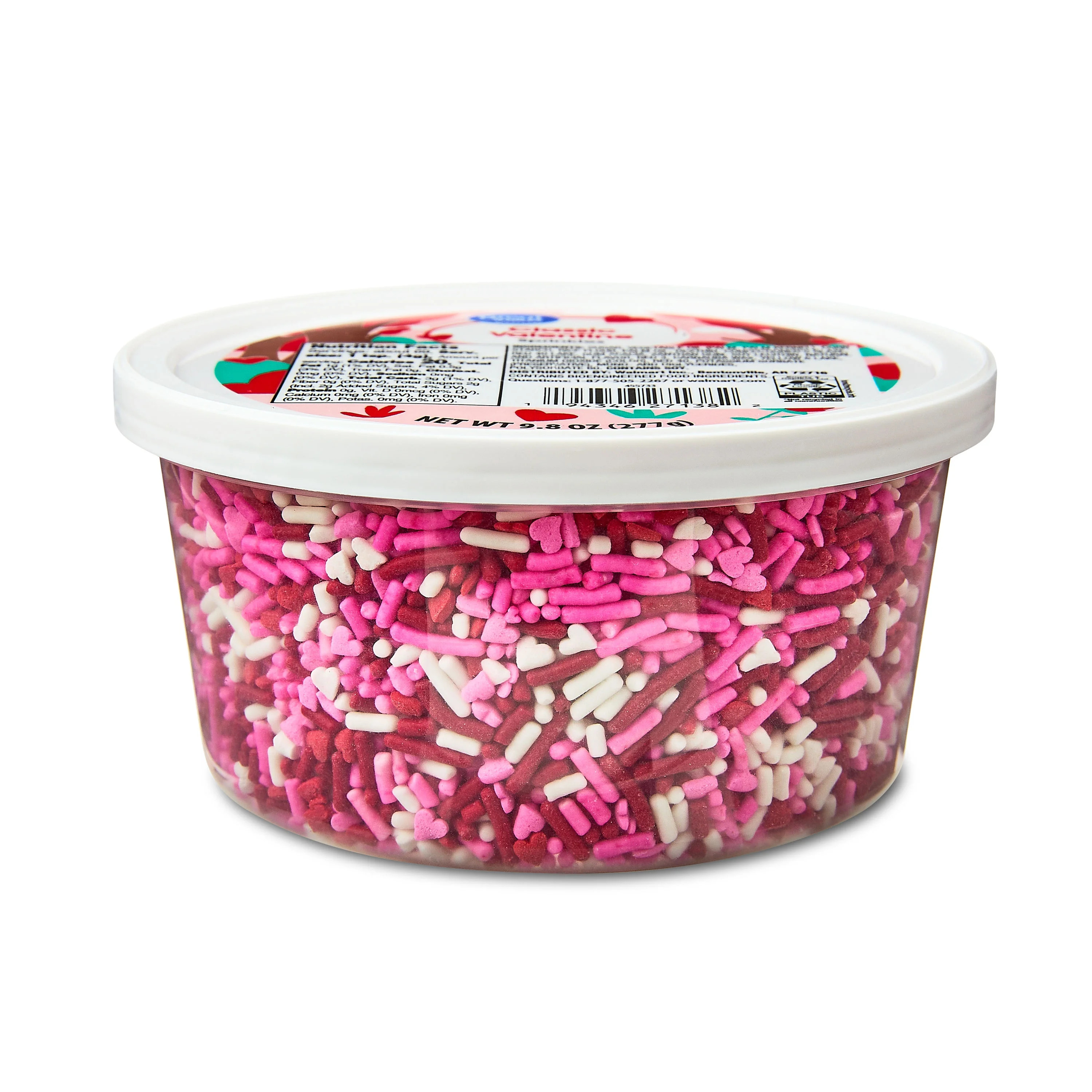 Great Value Classic Valentine's Day Sprinkle Mix, 9.8 oz | Walmart (US)