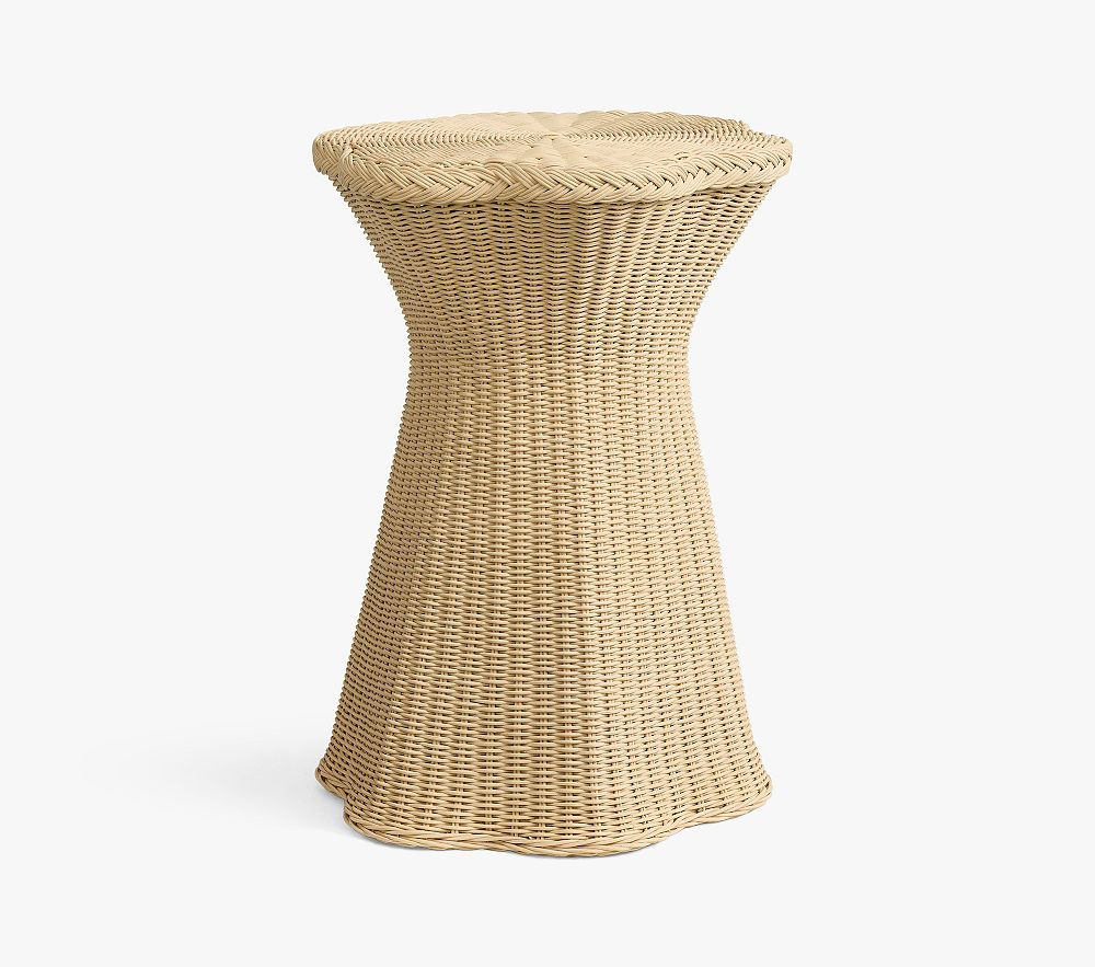AERIN Rattan Side Table (17") | Pottery Barn Kids