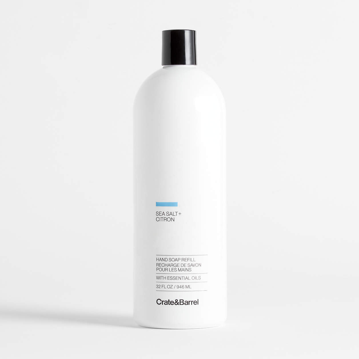 Sea Salt + Citron 32-oz. Hand Soap Refill + Reviews | Crate & Barrel | Crate & Barrel