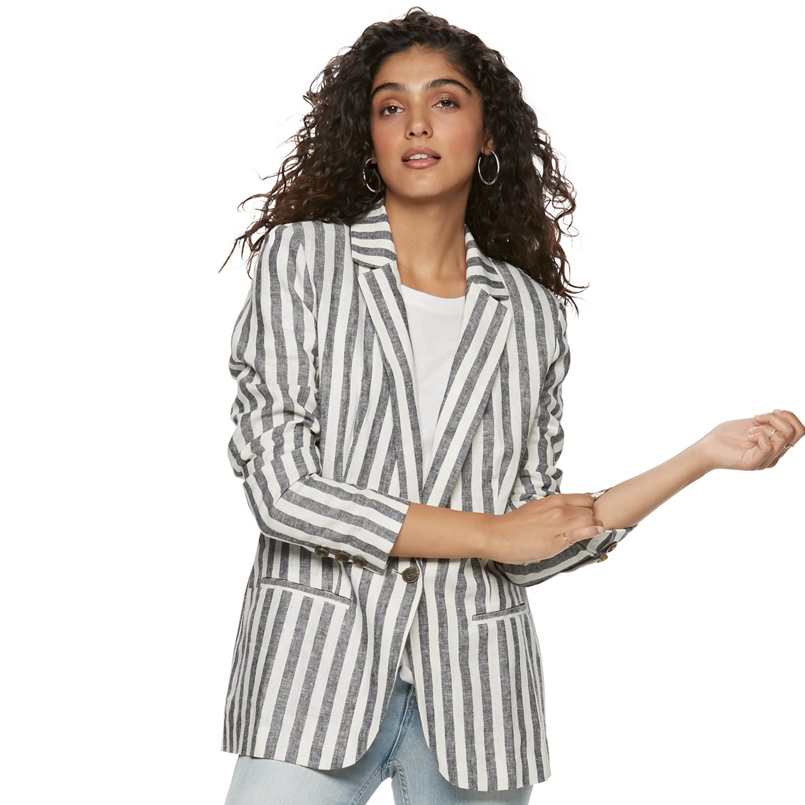 Women's POPSUGAR Blazer, Size: XS, White | Kohl's