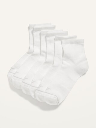 Performance Quarter Crew Socks 3-Pack for Women | Old Navy (US)